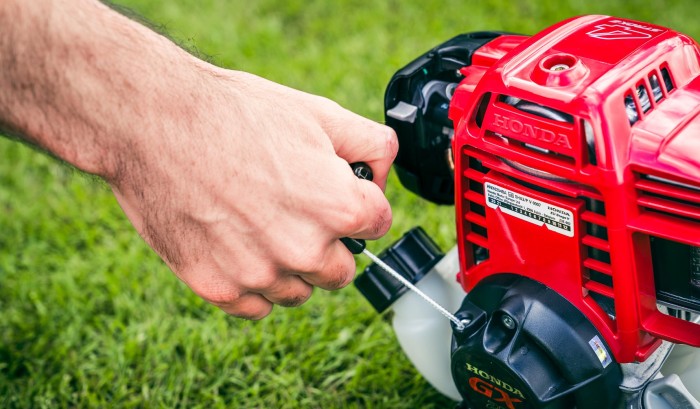 Easy starting, 4-stroke Honda engine